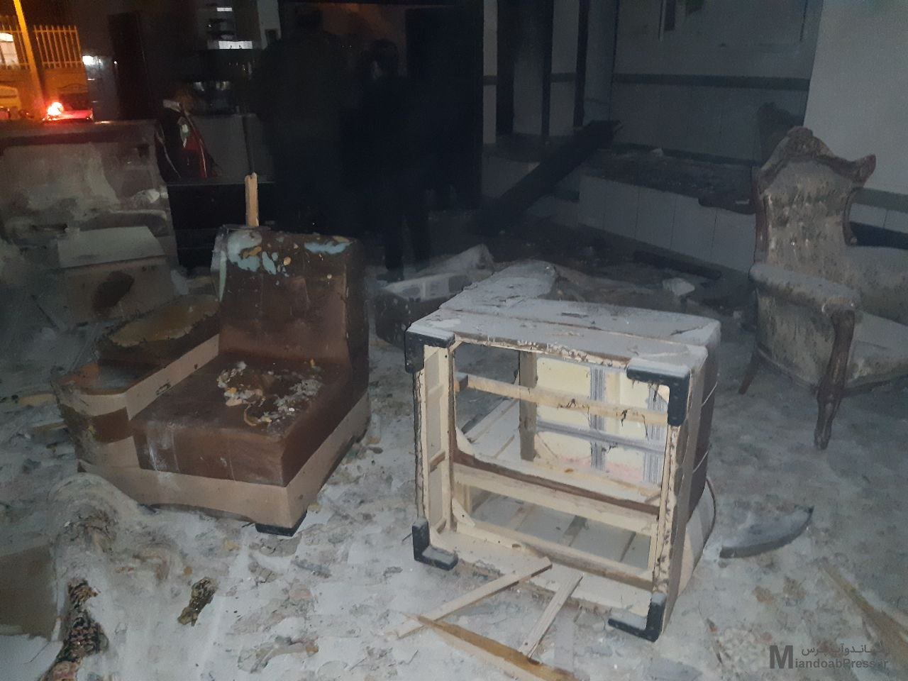 انفجار عمدی شبانه منزل مسکونی در میاندوآب